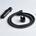 Matte black health faucet gun price view, wall mounted high pressure jet spray with bracket and hose