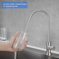 Inart RO Tap Water purifiers Tap/Faucet 304 Stainless Steel Kitchen Sink Faucet Tap 360° Rotatable RO Drinking Water Filter Tap Brushed Nickel - InArt-Studio