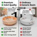Over counter wash basin design suitable for washroom and hand wash area