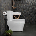 InArt ceramic western toilet price friendly premium sanitaryware, top view of dual flush cistern and seat