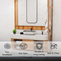 Modern bathroom table top wash basin design in silver white ceramic, rectangular basin side angle