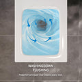 Ceramic western toilet price friendly one-piece commode with smooth rim and elegant finish for modern bathroom