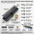 InArt brass floor drain jali with removable cockroach trap, smooth edges and easy cleaning for kitchen