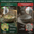 Premium sanitaryware table wash basin designs for modern bathroom, glossy green multi colour square basin