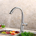 InArt kitchen sink faucet with pull down sprayer, high arc chrome brass tap for Indian modular kitchen