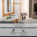 Basin table top design for modern washroom, silver white ceramic rectangular counter top basin