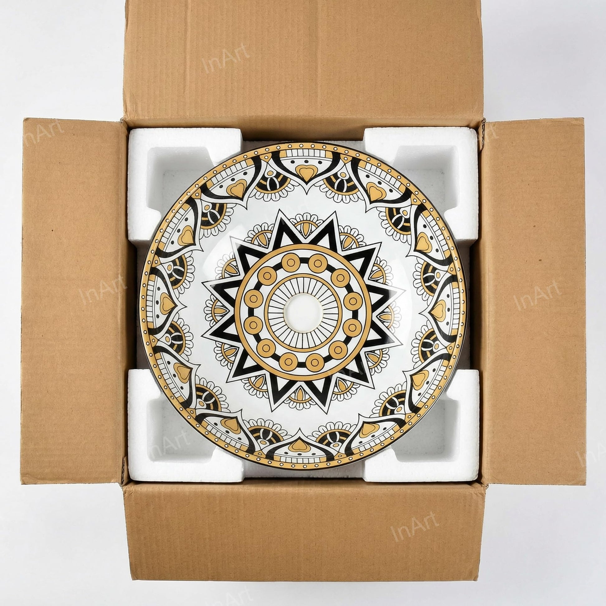 Table top basin price look: round ceramic wash basin in yellow glossy finish, modern countertop style