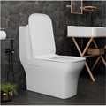 InArt ceramic square commode toilet with 10 years warranty, S-trap 9 inch floor outlet feature