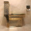 One piece closet price comparison look: premium gold ceramic western toilet commode with sleek modern design