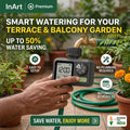 Battery operated automatic tap timer for drip irrigation and plants