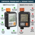 IPX5 rain-resistant garden tap timer for terrace and balcony plant watering