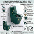 Ceramic one piece western toilet commode for modern Indian bathroom, floor mounted design with concealed trap