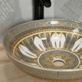 InArt table top wash basin design showing square rim and drain hole, premium ceramic sanitaryware