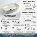 Table top wash basin design for modern bathroom, onyx marble finish oval basin on counter