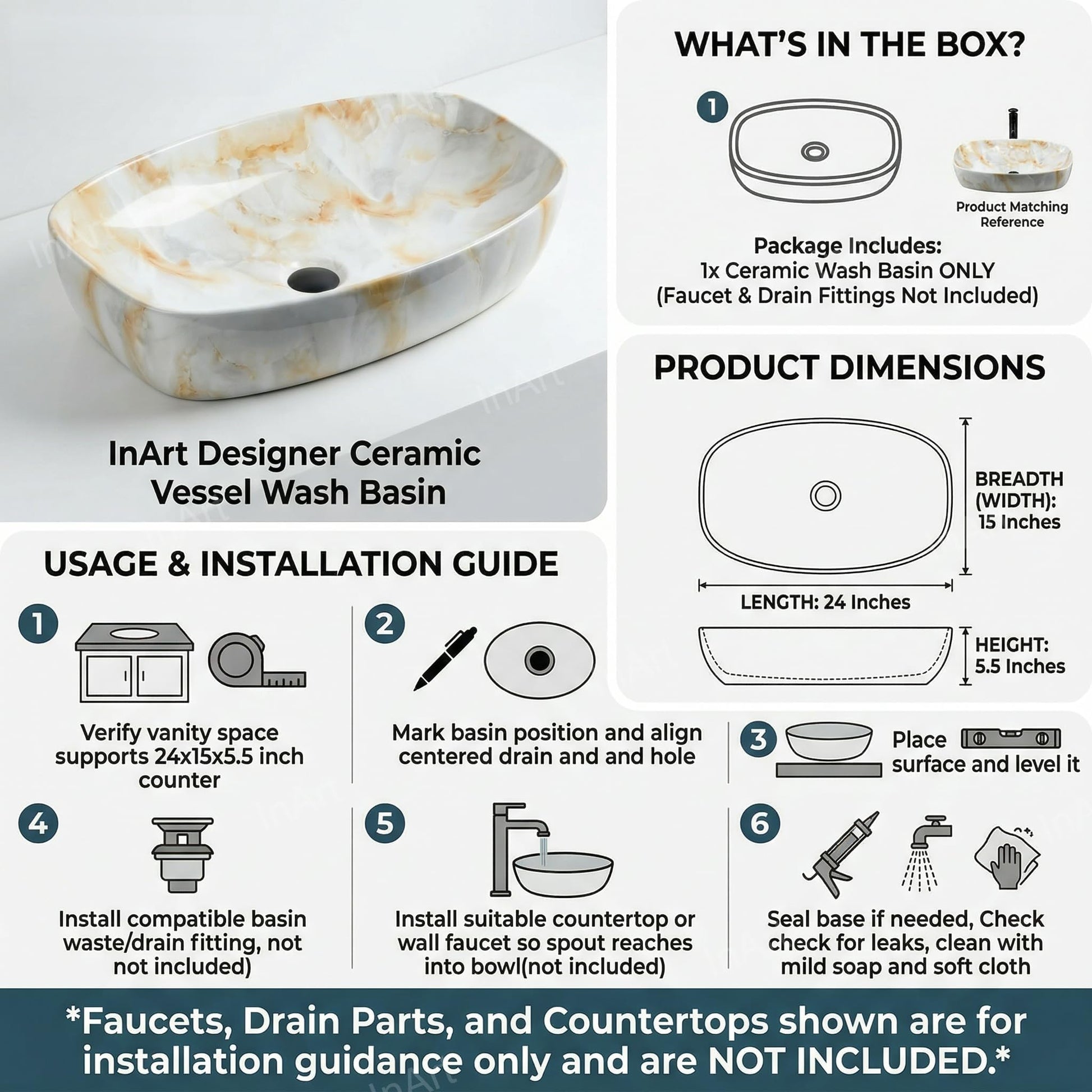 Table top wash basin design for modern bathroom, onyx marble finish oval basin on counter