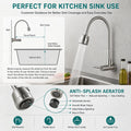 Rear inlet wall mounted kitchen tap installed above wash basin for clear counter space