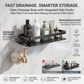 Screw-fixed wall shelf organiser with wall plugs for rough or painted surfaces