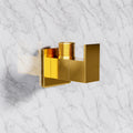 InArt brass angle valve gold, solid brass 90-degree angle cock valve with wall flange