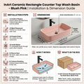 Pink table top wash basin design for bathroom with cabinet below wash basin, modern Indian washroom