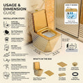 Elongated oval rim and bowl of gold ceramic western toilet, easy clean one piece water closet close-up