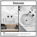 Transparent glass wash basin, round tabletop sink, InArt modern design