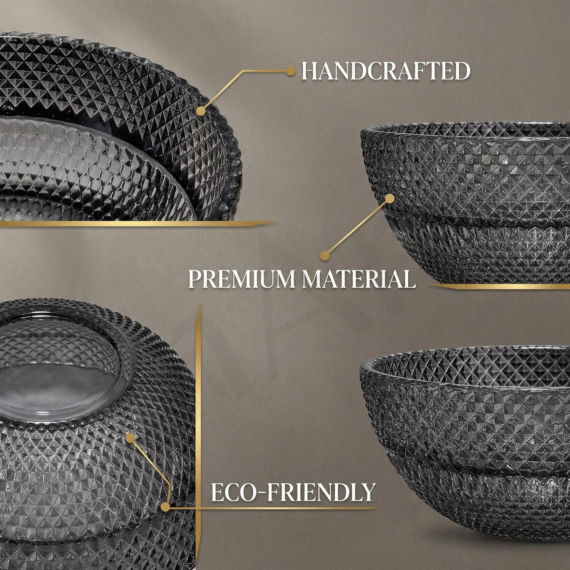 Close-up of glossy black tempered glass wash basin design, smooth rim and square shape detail
