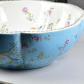 InArt Designer Ceramic Wash Basin | Elegant Blue | 41x41x14 CM | Contemporary European Style - InArt-Studio
