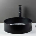 InArt Crystal Glass Diamond-Shaped Vanity Wash Basin | Black 3 | Elegant Artistic Bathroom Vessel Sink - InArt-Studio