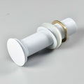 InArt 7 Inch Brass Pop-Up Waste Coupling for Wash Basin with Full Thread Glossy Finish - White - InArt-Studio