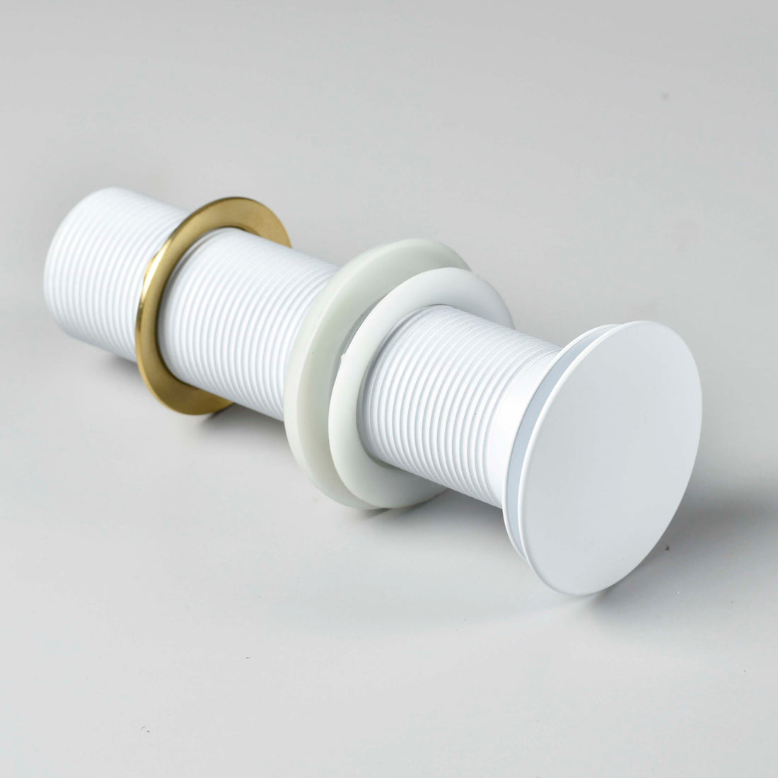 InArt Heavy Quality Full Brass Pop-Up 7 Inch Waste Coupling 32 MM for Wash Basin - Matte White - InArt-Studio