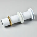 InArt Heavy Quality Full Brass Pop-Up 7 Inch Waste Coupling 32 MM for Wash Basin - Matte White - InArt-Studio