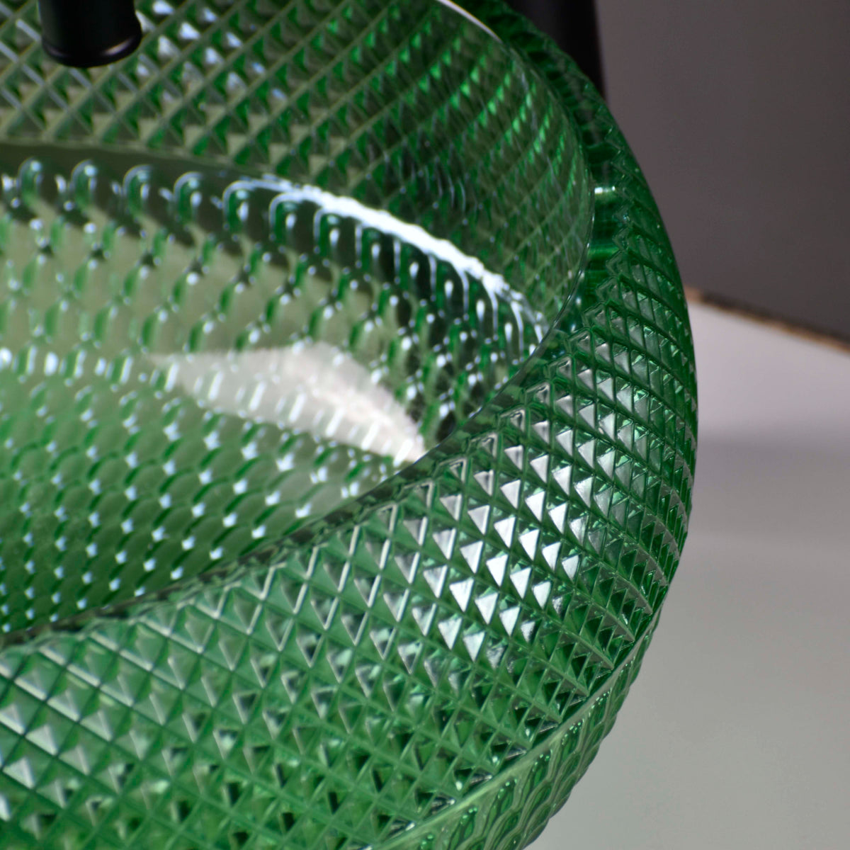 Modulae Basin InArt Modular Vanity Crystal Glass Wash Basin | Luxury Green | Table T ...