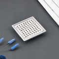 InArt SS Finish Floor Bathroom Water Drainer Bathroom Drain Grating with Anti-Foul Cockroach Trap 6 x 6 Inch BD027 - InArt-Studio