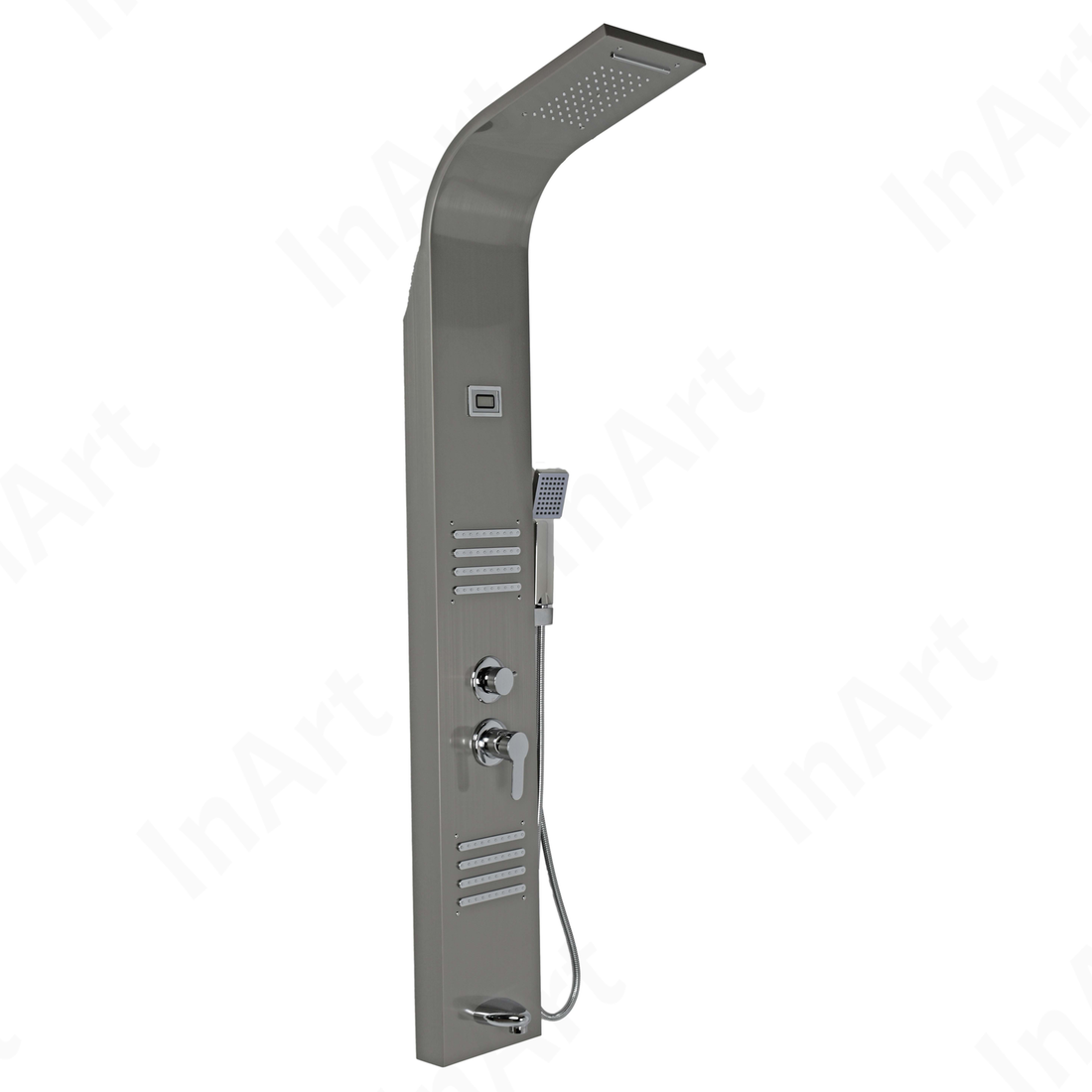 chrome shower panels - main product view