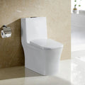 InArt Western Floor Mounted One Piece Water Closet Ceramic Western Toilet Commode European Toilets P-Trap - InArt-Studio