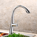 InArt Chrome High Arc Kitchen Faucet - Single Handle with 360 Swivel and Pull Down Sprayer - InArt-Studio
