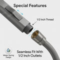 ABS pistol grip bathroom bidet spray gun in brushed gun grey finish