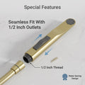 Toilet jet spray with flexible hose pipe for easy cleaning control
