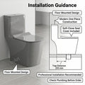 Rimless flushing bowl design close-up on ceramic western commode