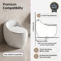 8 inch S-trap outlet floor connection view for western commode installation