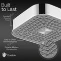 InArt ABS square rainfall shower head 15x15 cm chrome finish overhead wall mount bathroom accessory