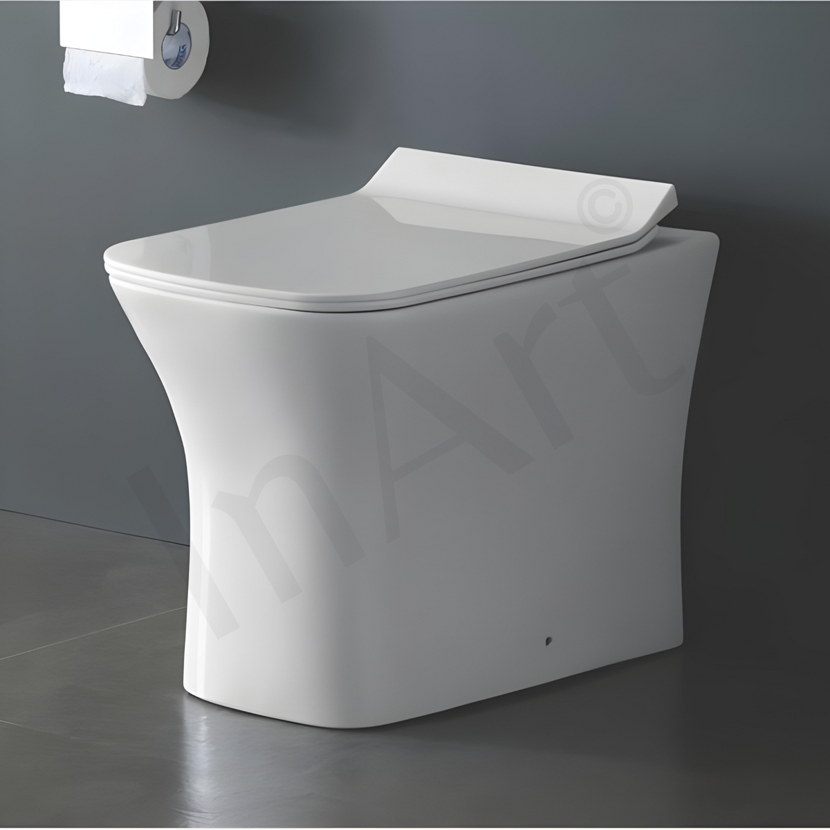 Ewc Commode InArt Ceramic Floor Mounted European Western Water Closet Toilet Commo ...
