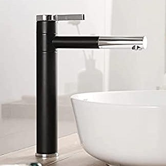 inart pull out black wash basin tap mixer