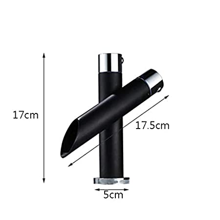 washbasin black tap inart 