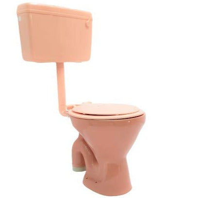 inart ewc pink color s trap toilet commode