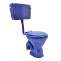 inart s trap blue color toilet commode floor mounted