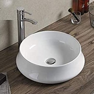 inart round white wash  basin