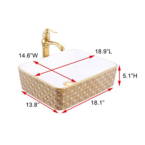 white designer table top wash basin - main product view