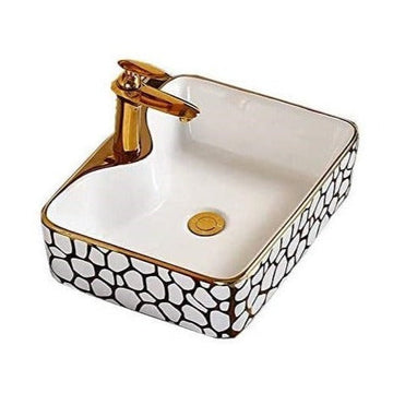 inart modern wash basin designs in hall gold color