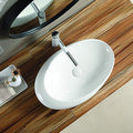 InArt Ceramic Counter or Table Top Wash Basin 50x30 CM White Color - InArt-Studio